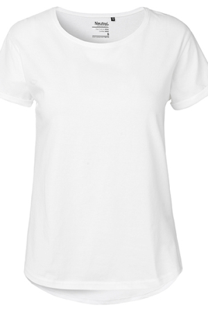 Ladies Roll Up Sleeve T-Shirt